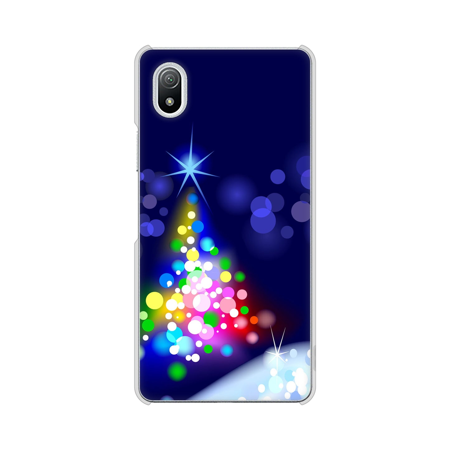 Xperia Ace III SO-53C docomo 高画質仕上げ 背面印刷 ハードケース クリスマス