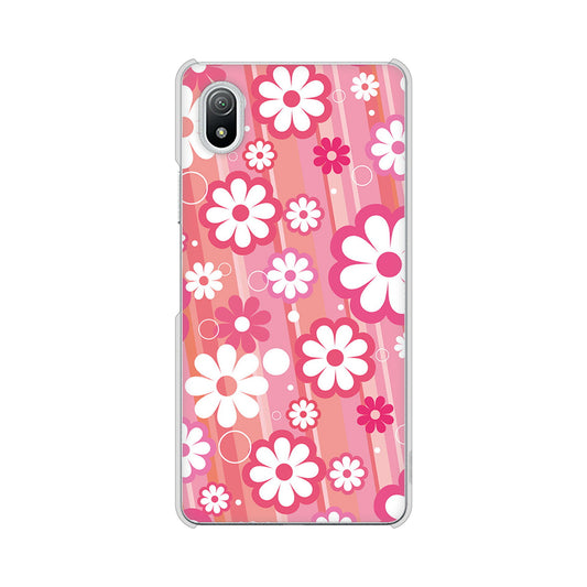 Xperia Ace III SO-53C docomo 高画質仕上げ 背面印刷 ハードケース 【751 マーガレット(ピンク系)】