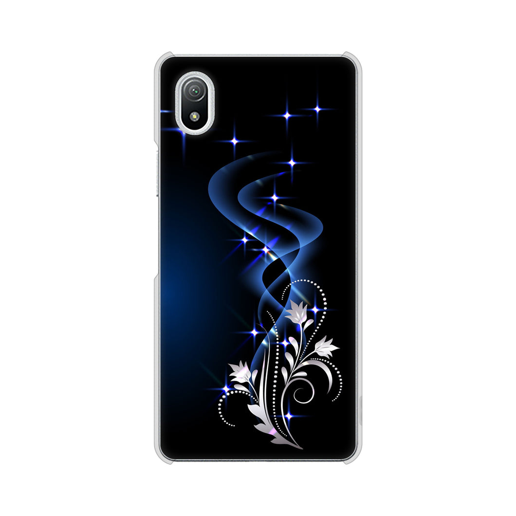 Xperia Ace III SO-53C docomo 高画質仕上げ 背面印刷 ハードケース 【1278 華より昇る流れ】