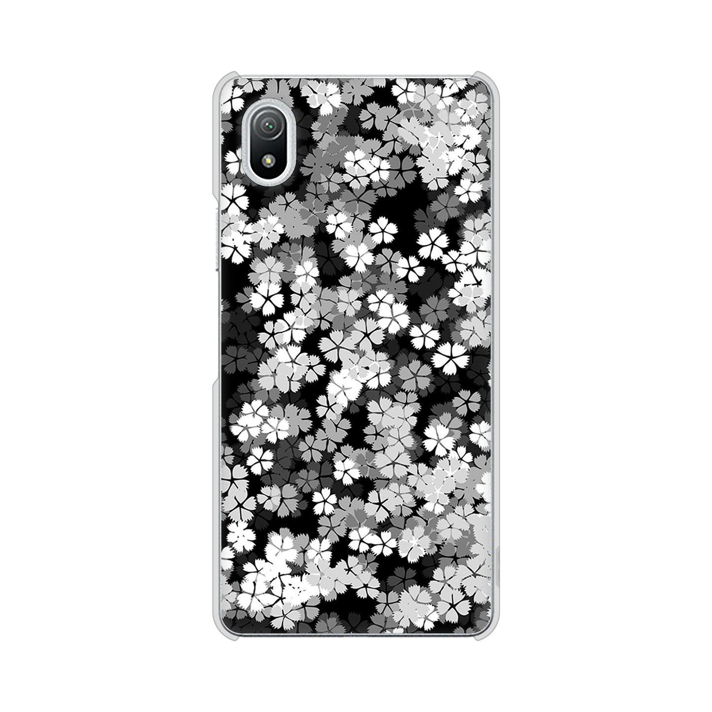 Xperia Ace III SO-53C docomo 高画質仕上げ 背面印刷 ハードケース 【1332 夜桜】