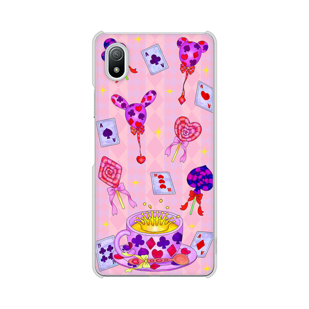 Xperia Ace III SO-53C docomo 高画質仕上げ 背面印刷 ハードケース むかいあぐる トランプティー