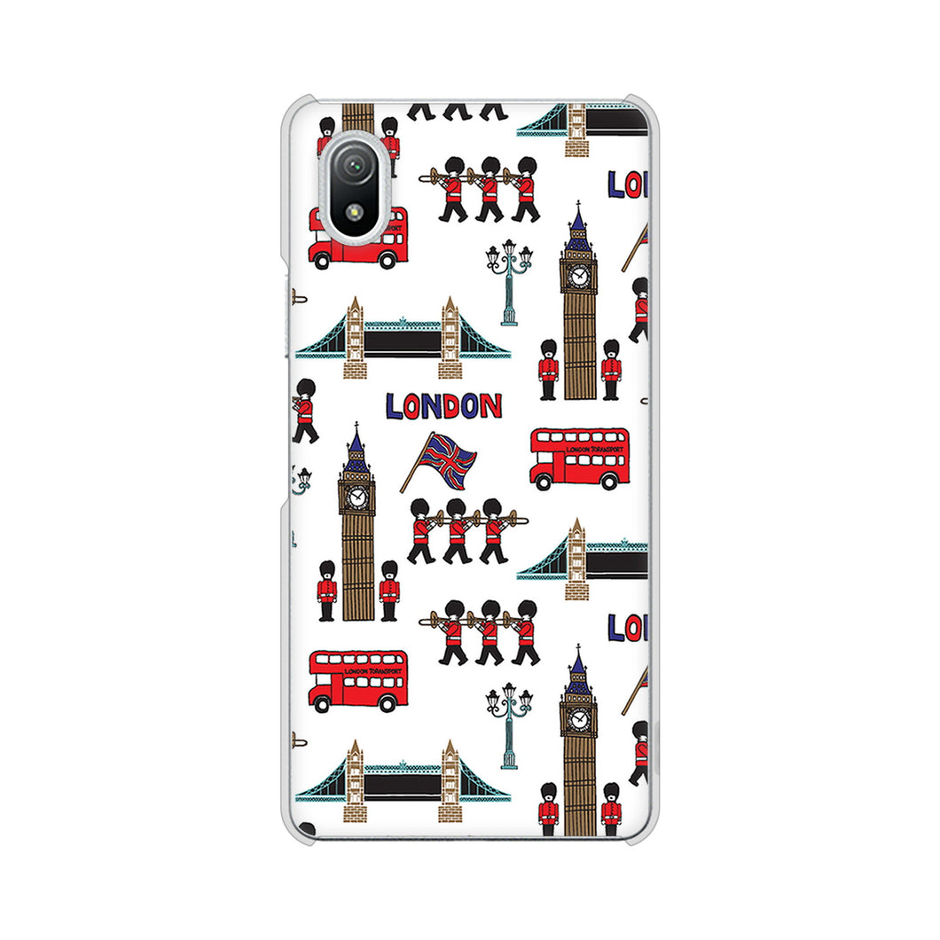 Xperia Ace III SO-53C docomo 高画質仕上げ 背面印刷 ハードケース 【EK811 ロンドンの街】