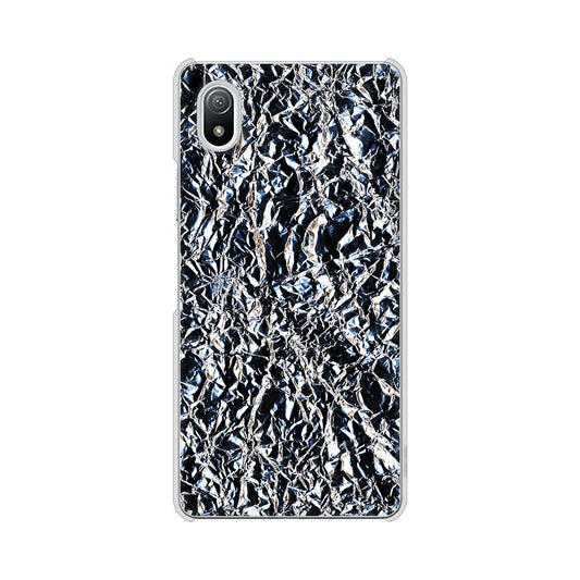 Xperia Ace III SO-53C docomo 高画質仕上げ 背面印刷 ハードケース 【EK835 スタイリッシュアルミシルバー】