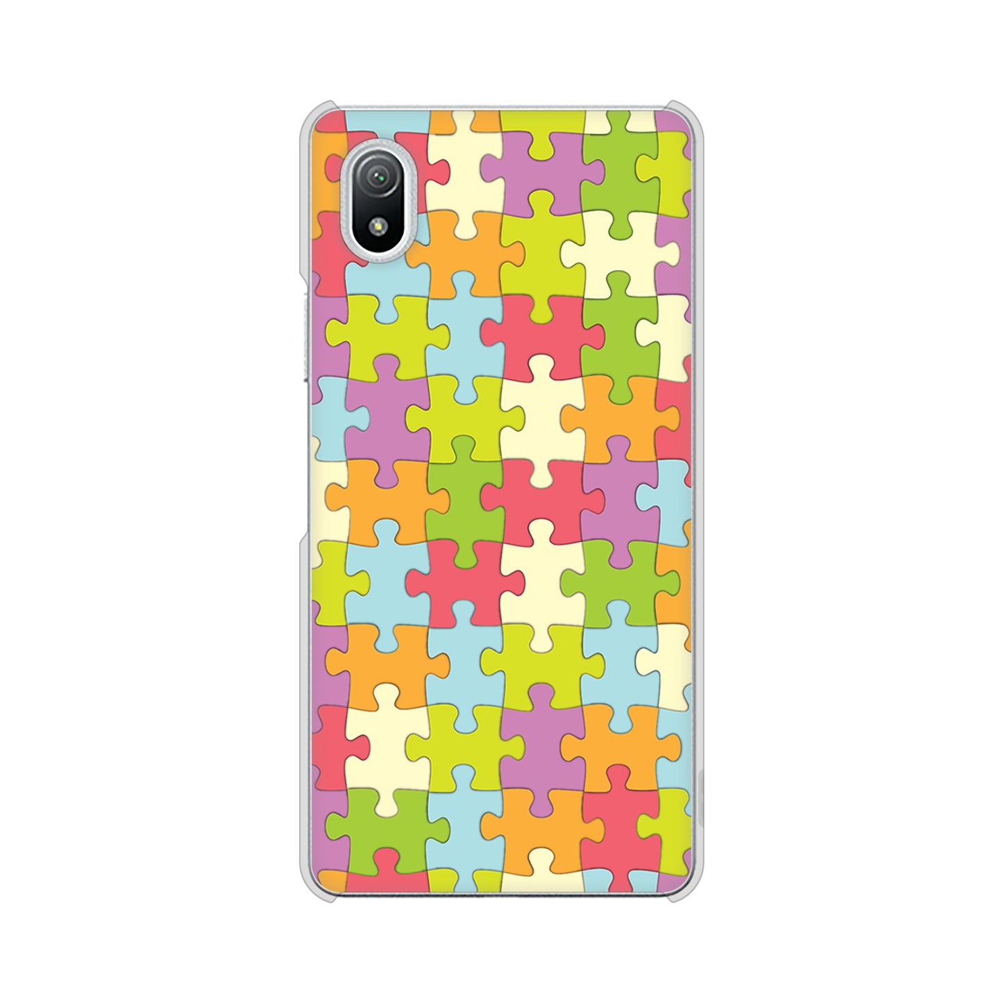 Xperia Ace III SO-53C docomo 高画質仕上げ 背面印刷 ハードケース ジグソーパズル