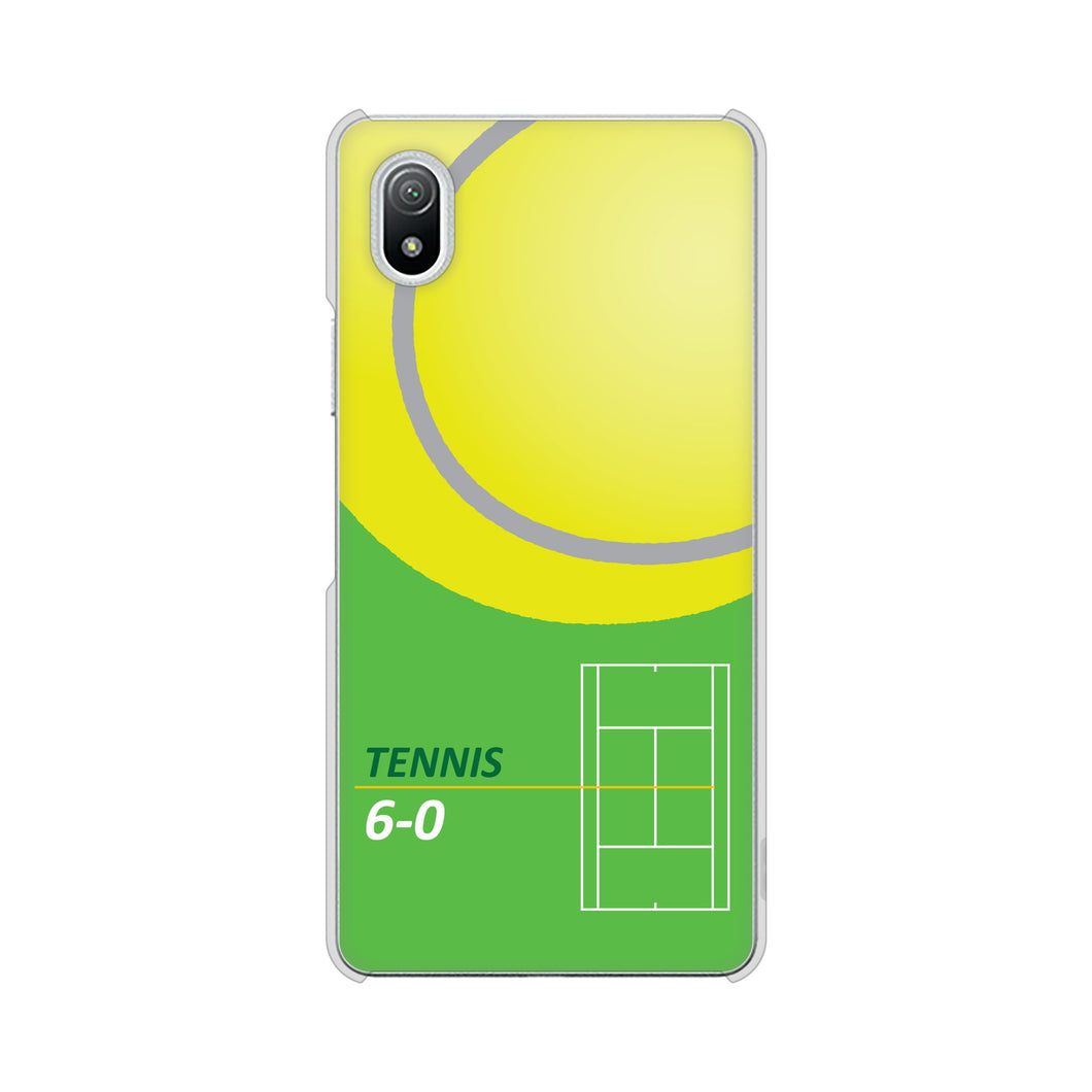 Xperia Ace III SO-53C docomo 高画質仕上げ 背面印刷 ハードケース 【IB920 TENNIS】