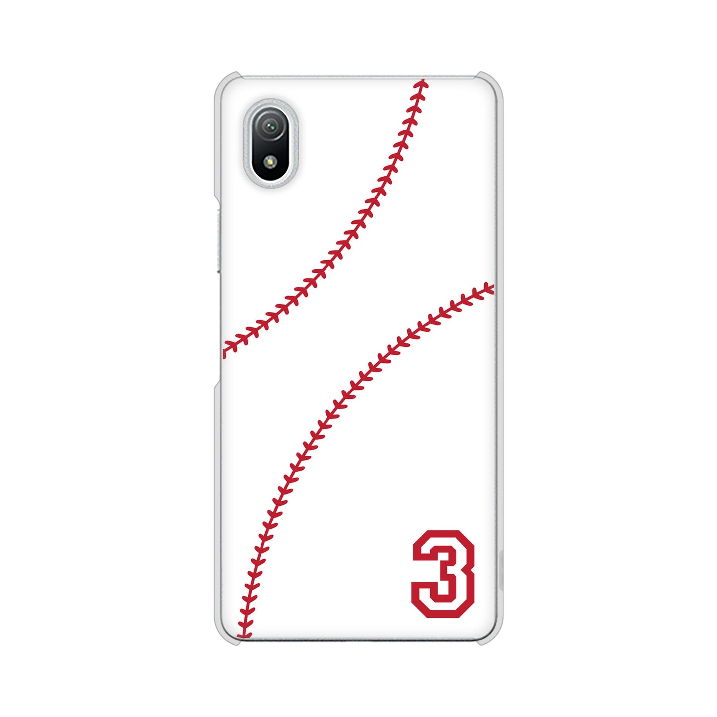 Xperia Ace III SO-53C docomo 高画質仕上げ 背面印刷 ハードケース baseball