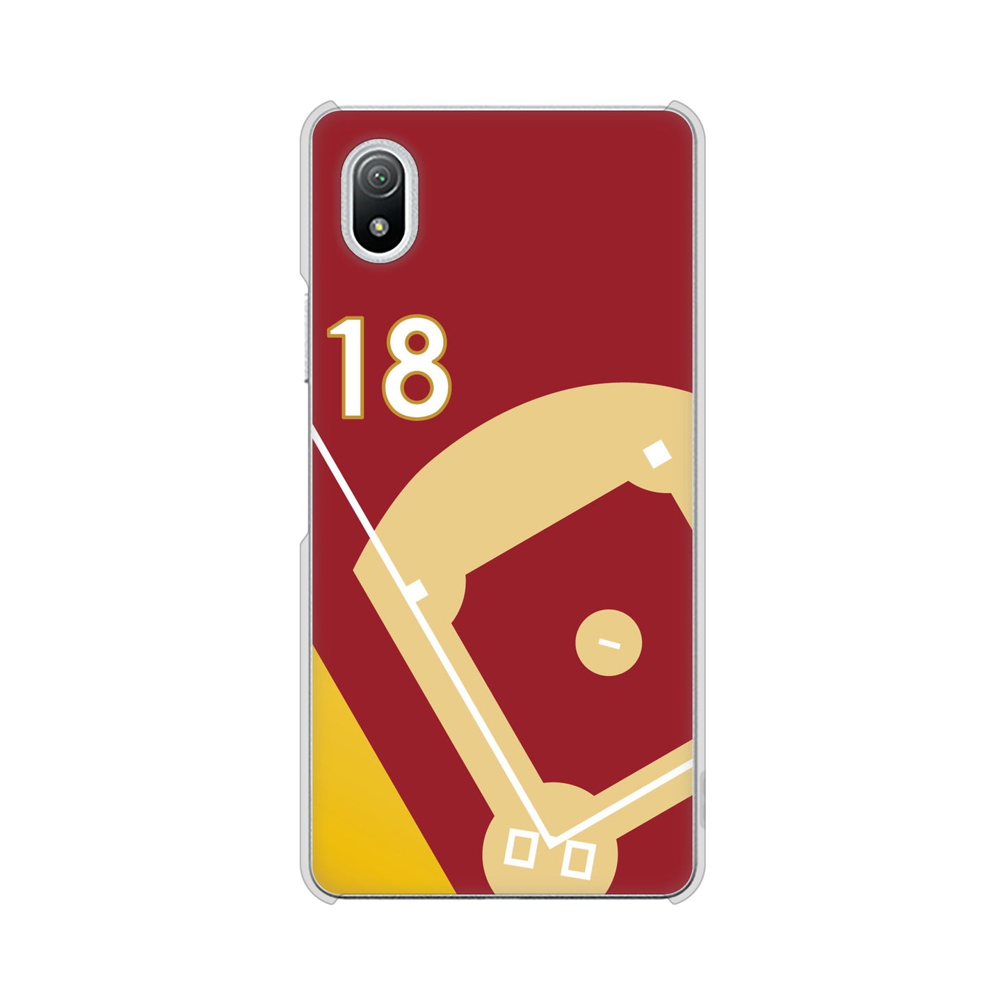 Xperia Ace III SO-53C docomo 高画質仕上げ 背面印刷 ハードケース baseball