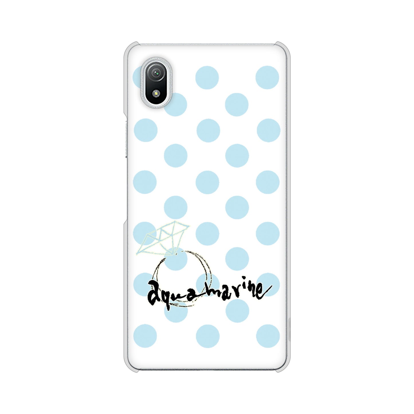 Xperia Ace III SO-53C docomo 高画質仕上げ 背面印刷 ハードケース 大野詠舟 誕生石
