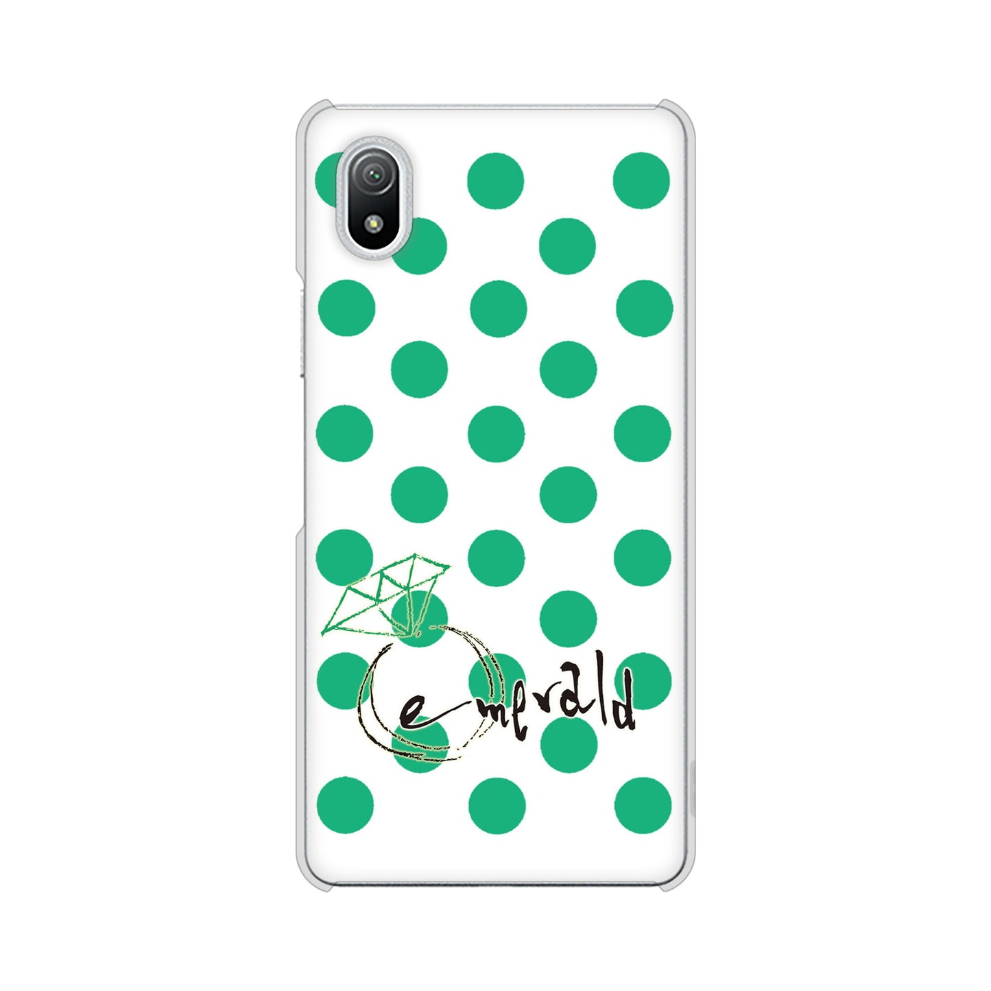 Xperia Ace III SO-53C docomo 高画質仕上げ 背面印刷 ハードケース 大野詠舟 誕生石