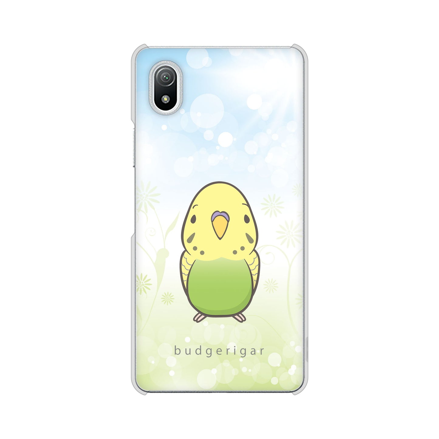 Xperia Ace III SO-53C docomo 高画質仕上げ 背面印刷 ハードケース セキセイインコ