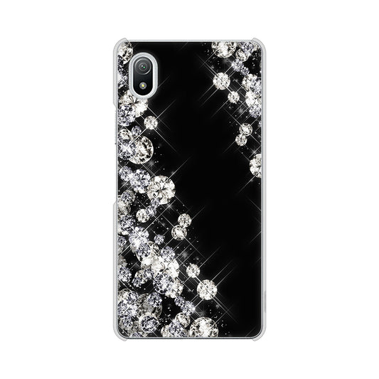 Xperia Ace III SO-53C docomo 高画質仕上げ 背面印刷 ハードケース 【VA871 ダイヤモンドフレーム】