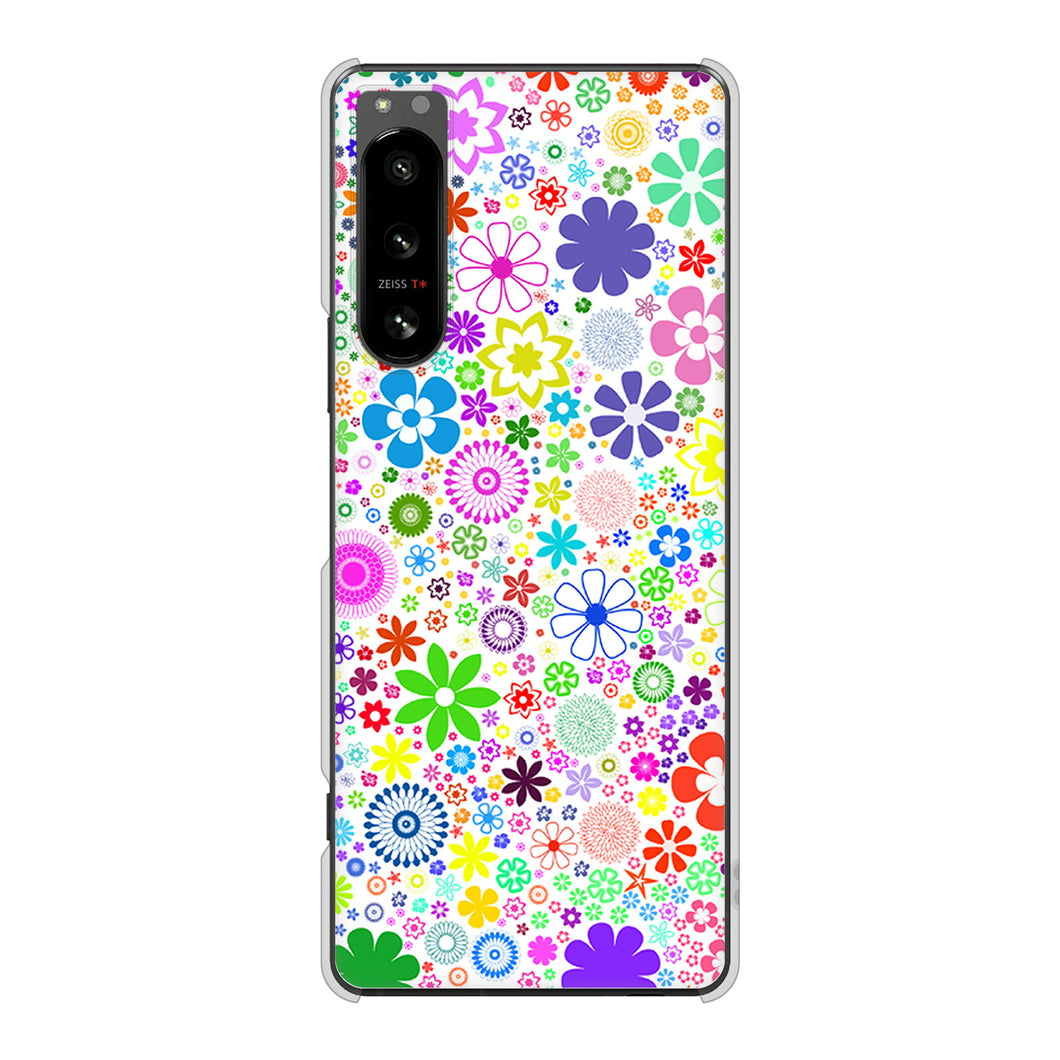 Xperia 5 IV SO-54C docomo 高画質仕上げ 背面印刷 ハードケース リバティプリント