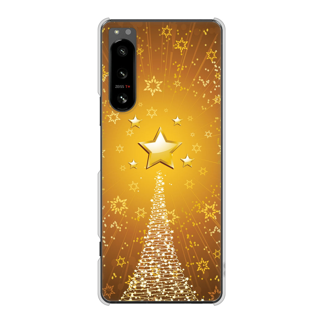 Xperia 5 IV SO-54C docomo 高画質仕上げ 背面印刷 ハードケース クリスマス