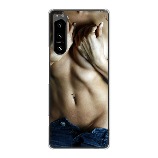 Xperia 5 IV SO-54C docomo 高画質仕上げ 背面印刷 ハードケース 【602 ボディライン】