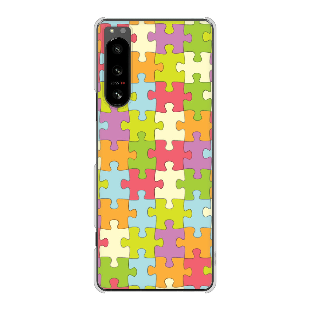 Xperia 5 IV SO-54C docomo 高画質仕上げ 背面印刷 ハードケース ジグソーパズル