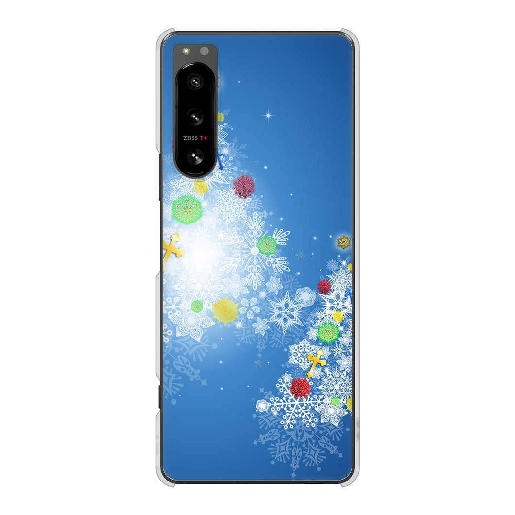 Xperia 5 IV SO-54C docomo 高画質仕上げ 背面印刷 ハードケース クリスマス