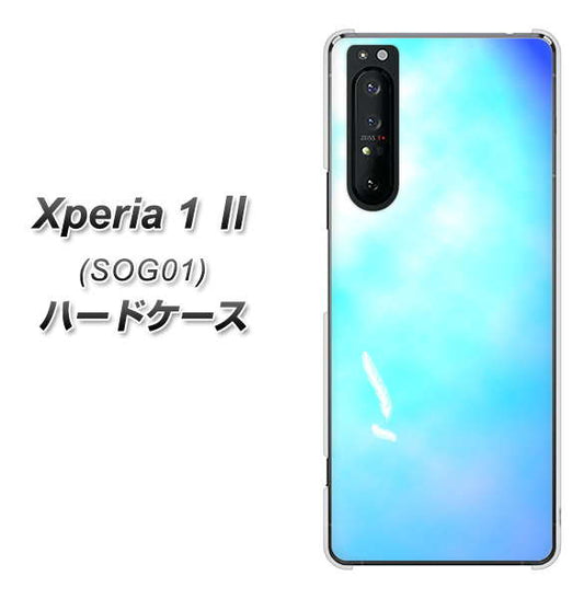 au エクスペリア1 II SOG01 高画質仕上げ 背面印刷 ハードケース【YJ291 デザイン 光】