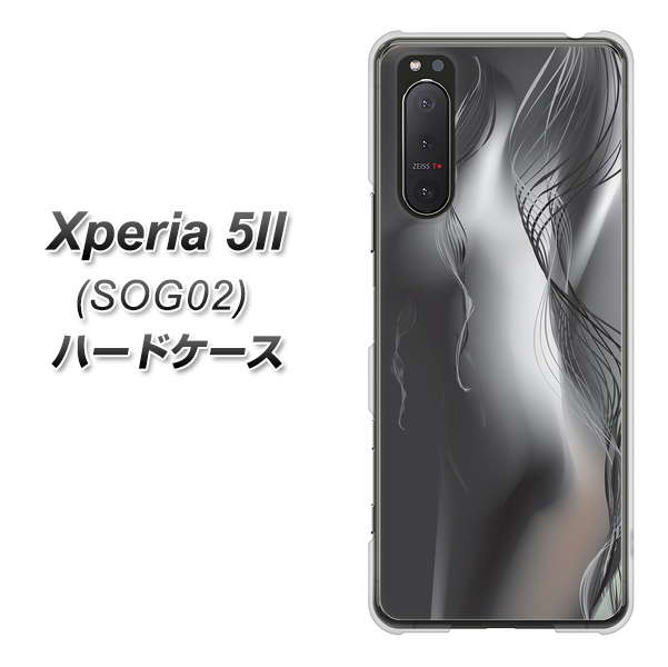 au エクスペリア5II SOG02 高画質仕上げ 背面印刷 ハードケース【566 ボディウォール】
