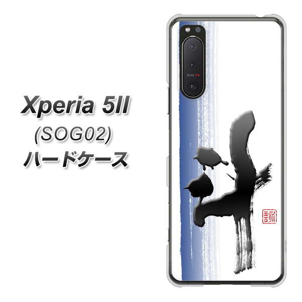 au エクスペリア5II SOG02 高画質仕上げ 背面印刷 ハードケース【OE829 斗】