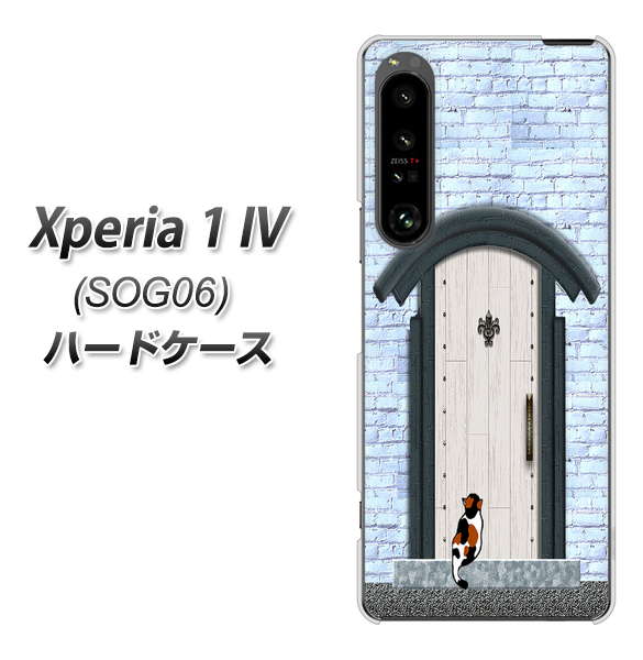 Xperia 1 IV SOG06 au 高画質仕上げ 背面印刷 ハードケース【YA951 石ドア01】