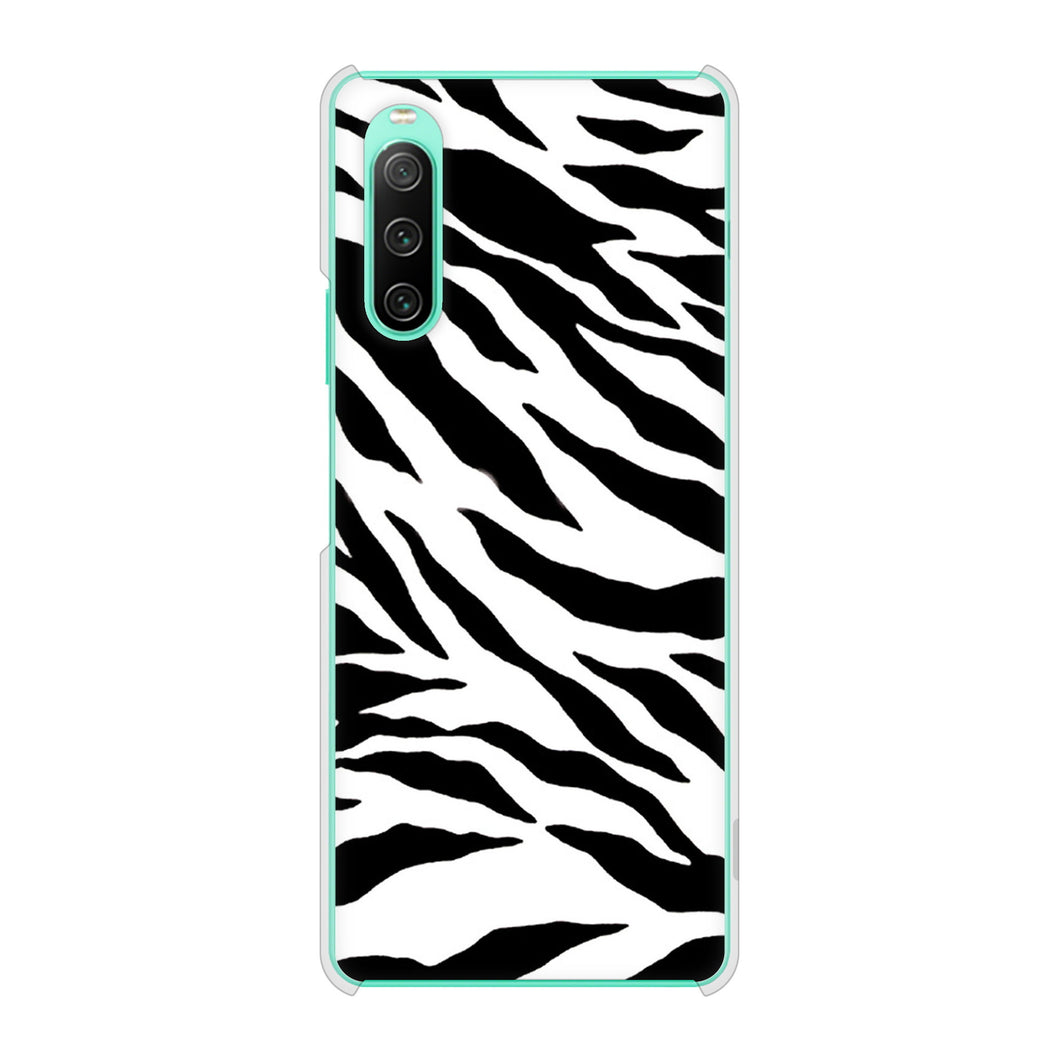 Xperia 10 IV SOG07 au 高画質仕上げ 背面印刷 ハードケース アニマル柄