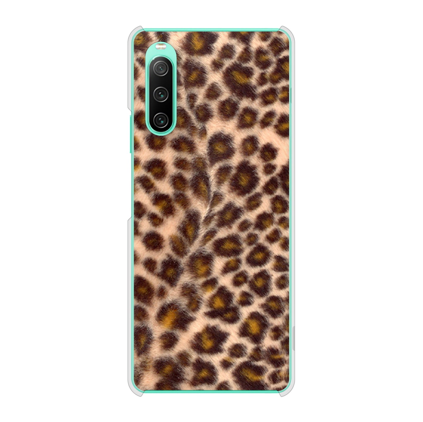 Xperia 10 IV SOG07 au 高画質仕上げ 背面印刷 ハードケース アニマル柄