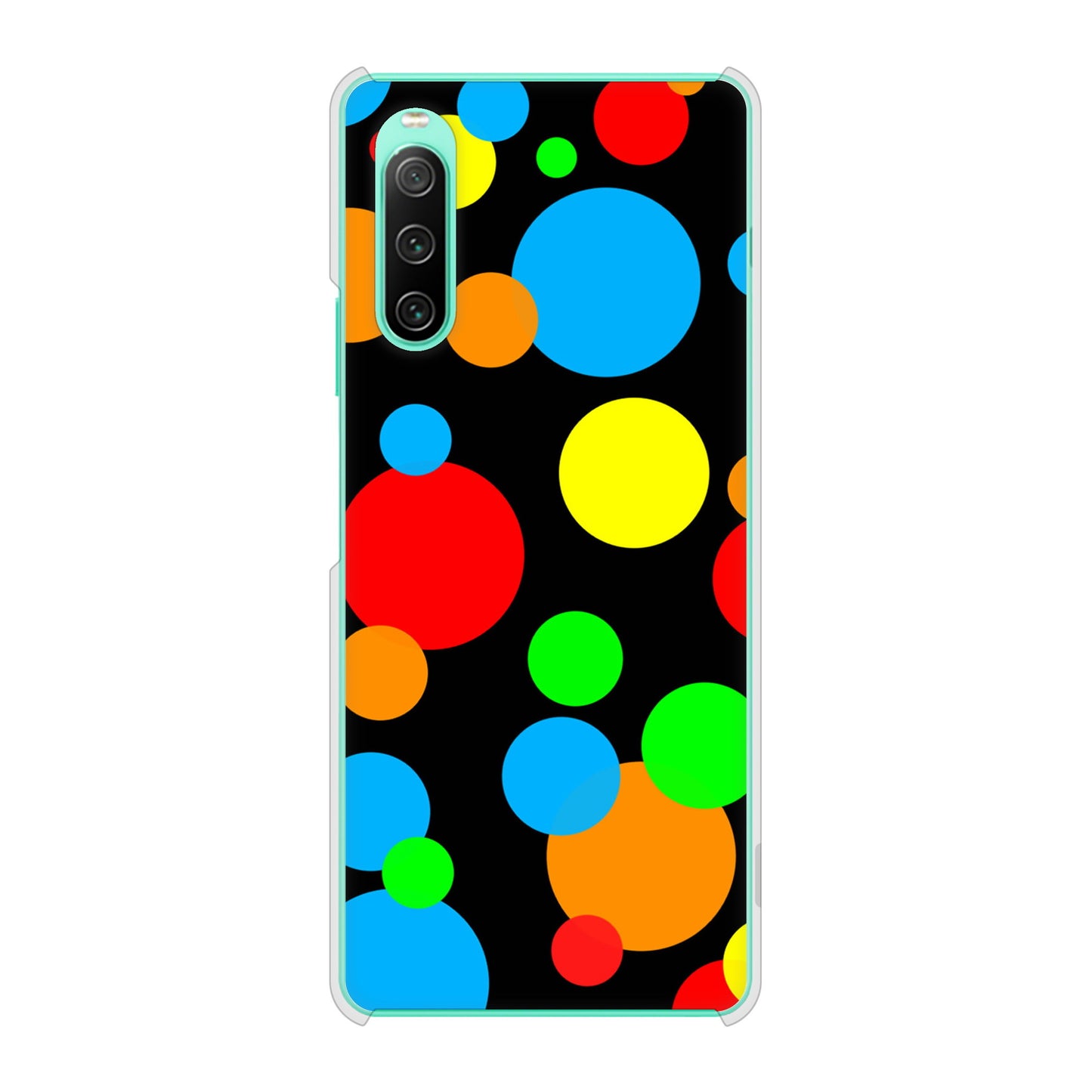 Xperia 10 IV SOG07 au 高画質仕上げ 背面印刷 ハードケース 【076 シンプル(大阪のおばちゃん)】