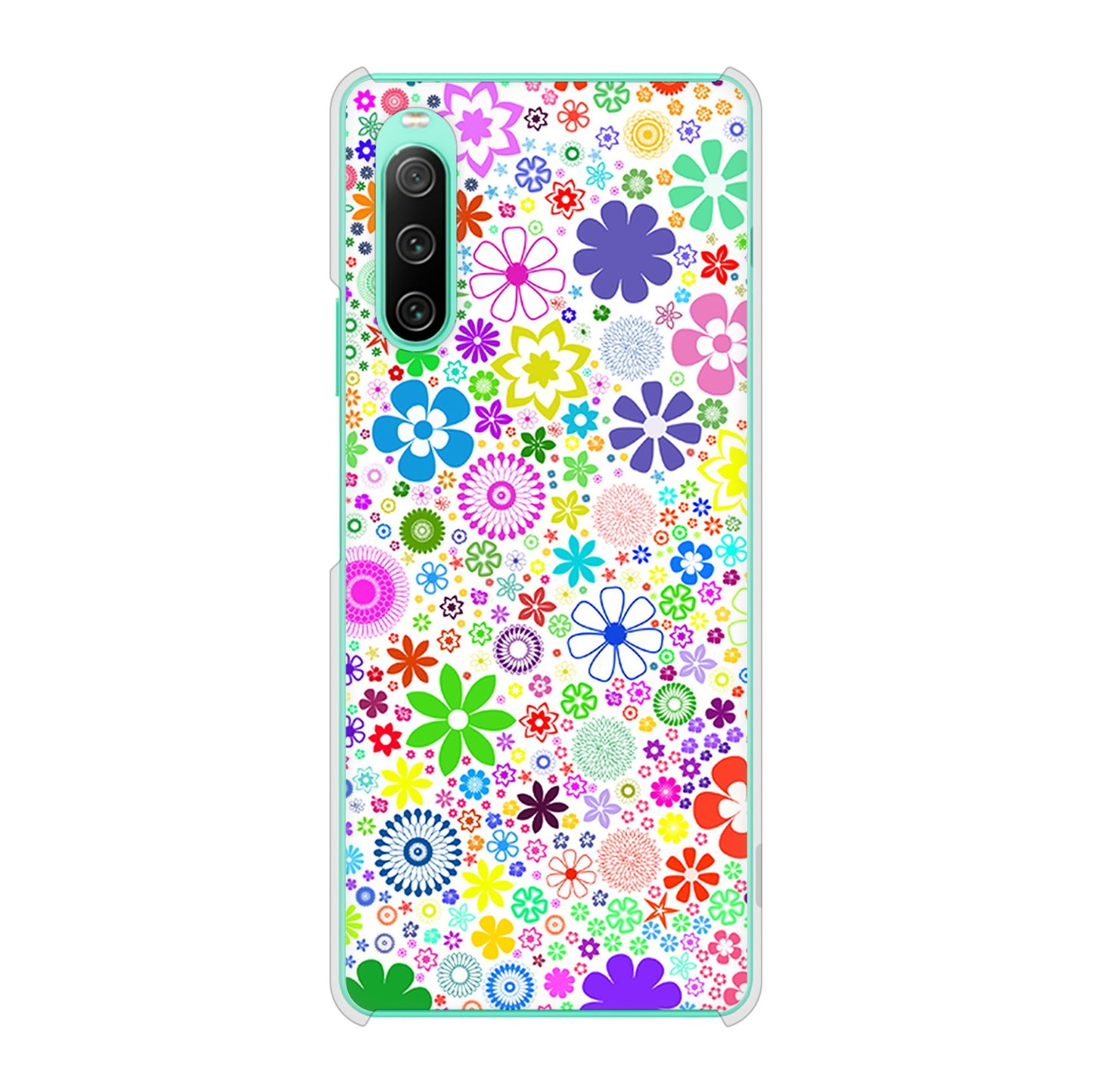 Xperia 10 IV SOG07 au 高画質仕上げ 背面印刷 ハードケース リバティプリント