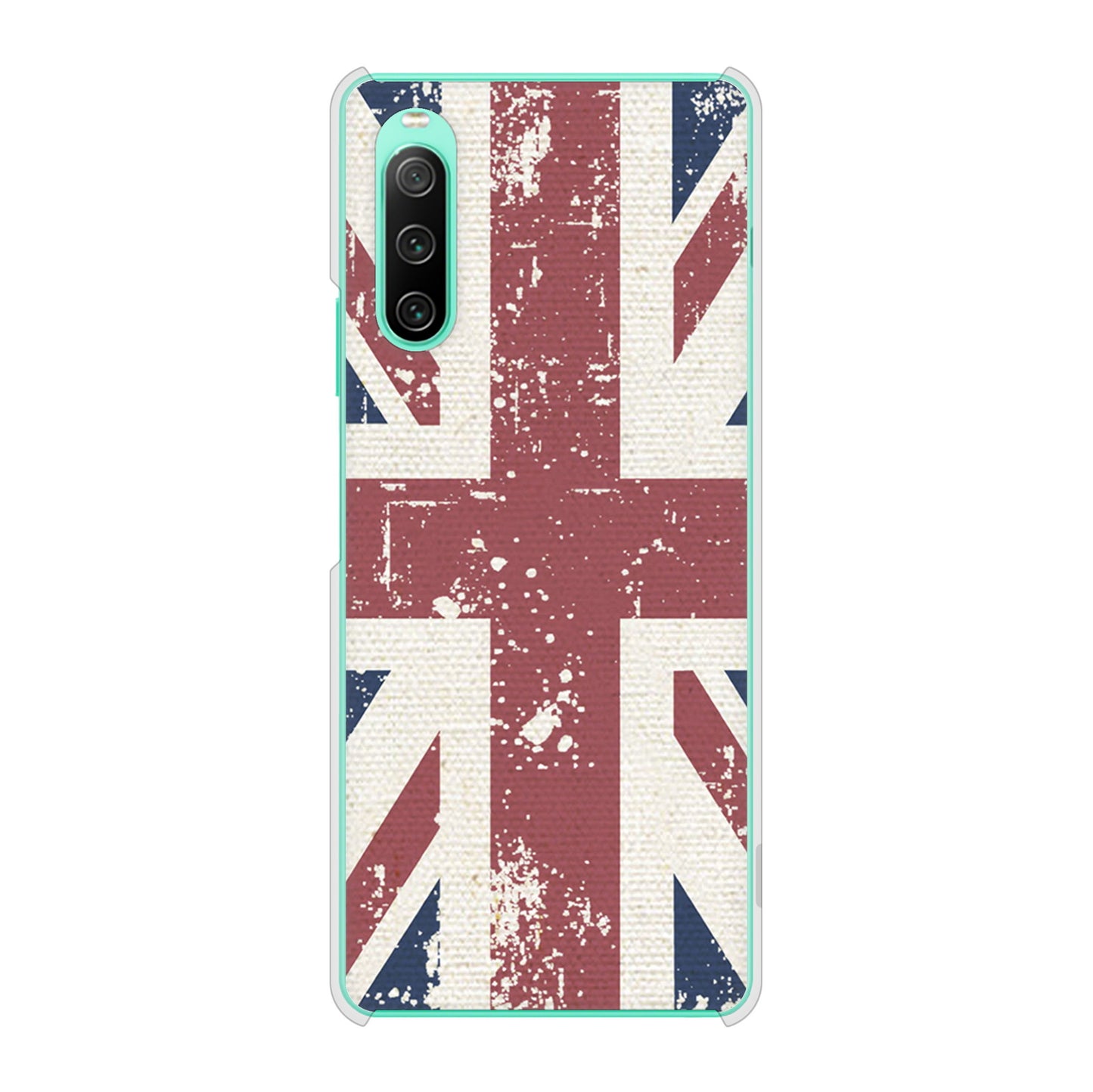 Xperia 10 IV SOG07 au 高画質仕上げ 背面印刷 ハードケース ユニオンジャック