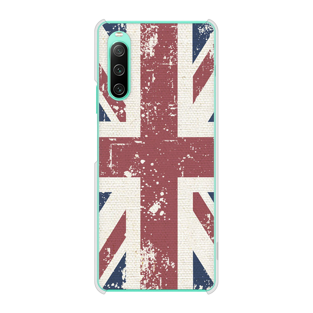 Xperia 10 IV SOG07 au 高画質仕上げ 背面印刷 ハードケース ユニオンジャック