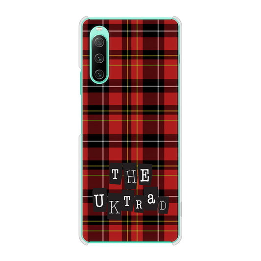 Xperia 10 IV SOG07 au 高画質仕上げ 背面印刷 ハードケース 【547 THEチェック】