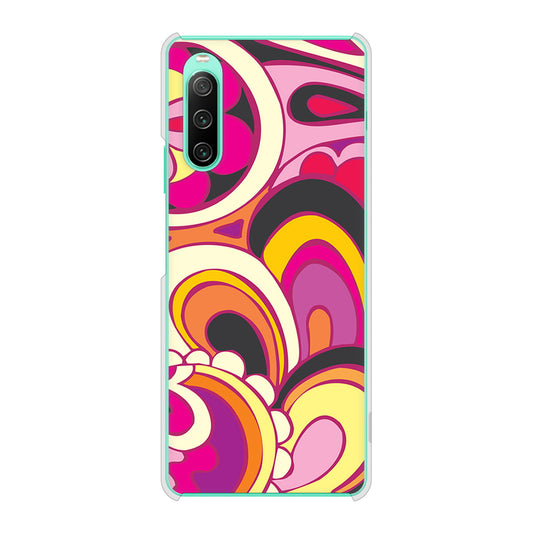Xperia 10 IV SOG07 au 高画質仕上げ 背面印刷 ハードケース 【586 ブローアップカラー】
