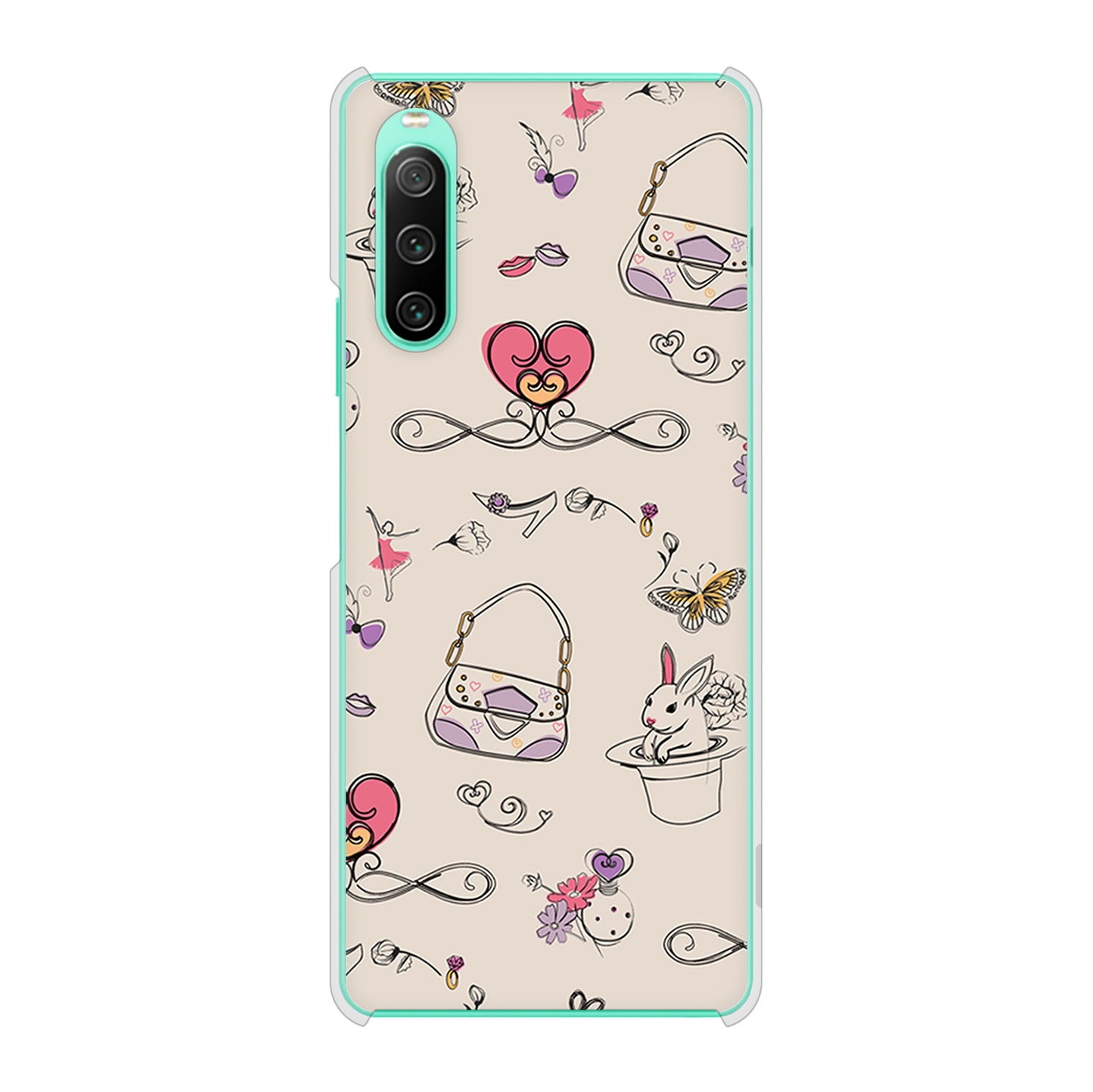 Xperia 10 IV SOG07 au 高画質仕上げ 背面印刷 ハードケース マルチスタイル