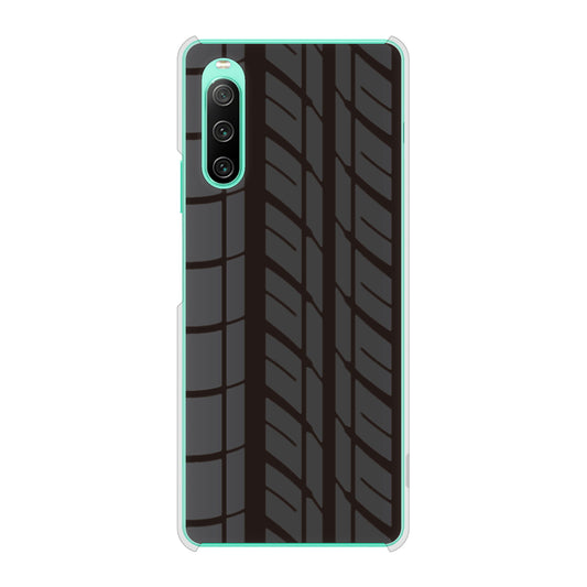 Xperia 10 IV SOG07 au 高画質仕上げ 背面印刷 ハードケース 【IB931 タイヤ】