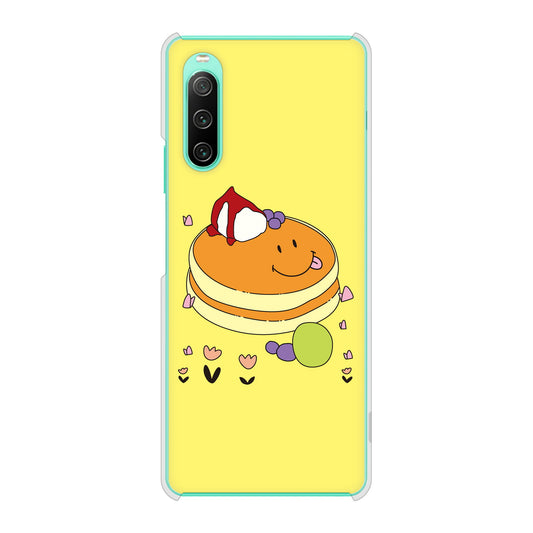 Xperia 10 IV SOG07 au 高画質仕上げ 背面印刷 ハードケース スイーツイラスト