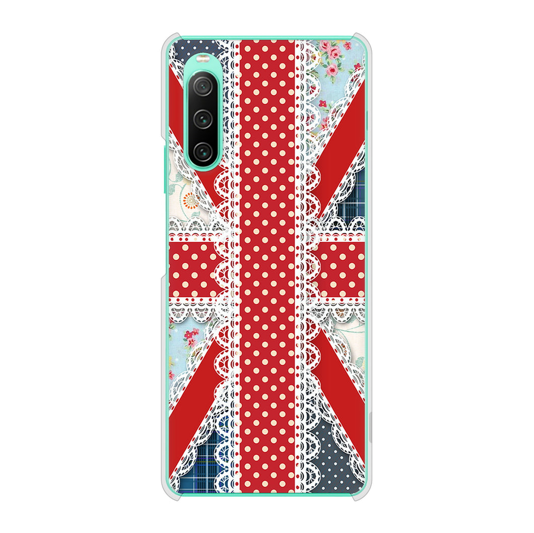 Xperia 10 IV SOG07 au 高画質仕上げ 背面印刷 ハードケース ユニオンジャック