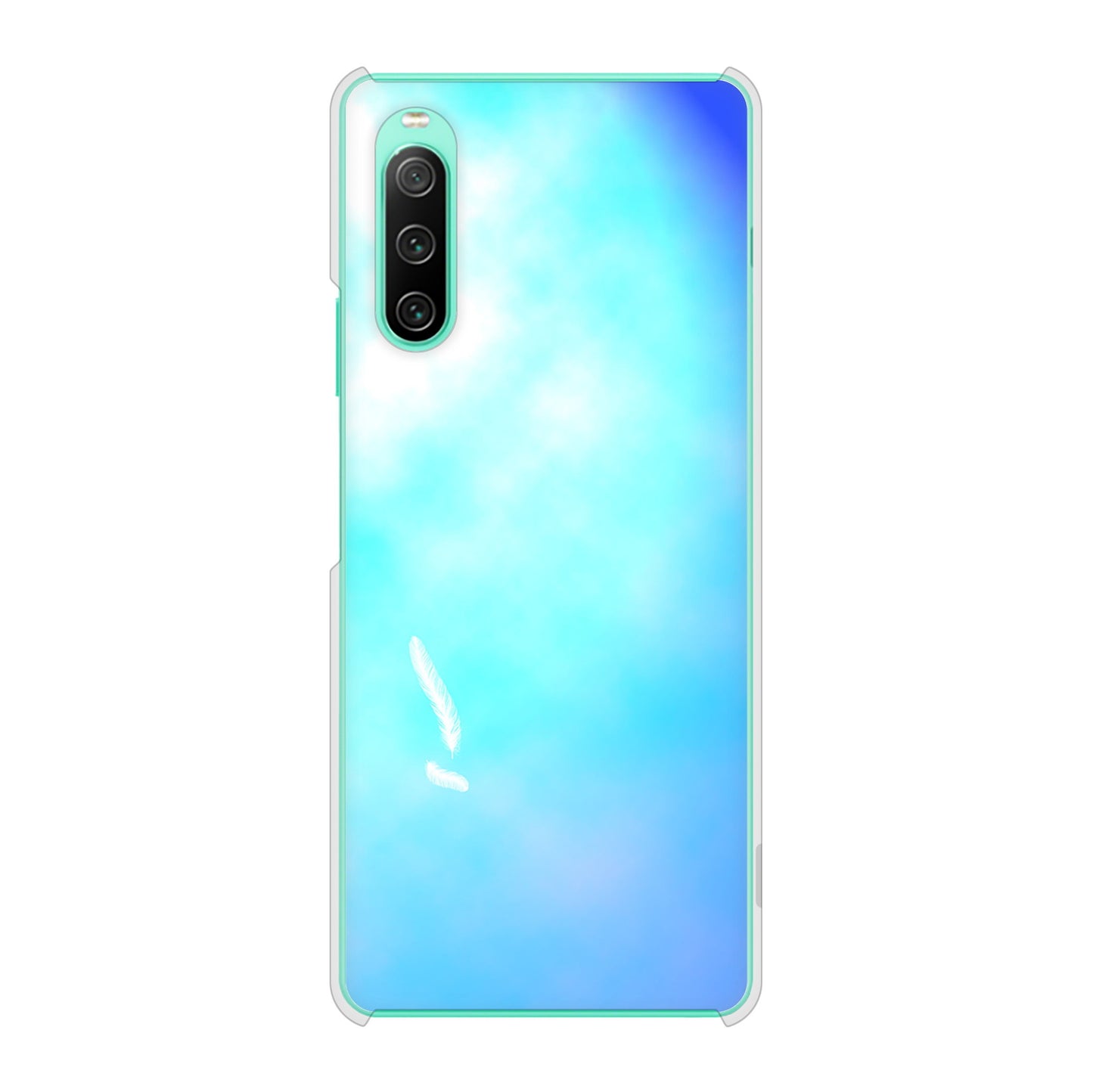 Xperia 10 IV SOG07 au 高画質仕上げ 背面印刷 ハードケース パステルアート