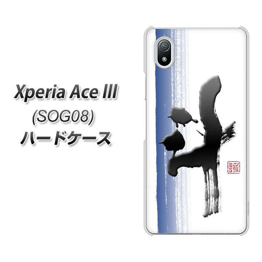 Xperia Ace III SOG08 au 高画質仕上げ 背面印刷 ハードケース【OE829 斗】