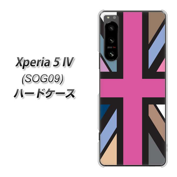 Xperia 5 IV SOG09 au 高画質仕上げ 背面印刷 ハードケース【507 ユニオンジャック デスカラー】