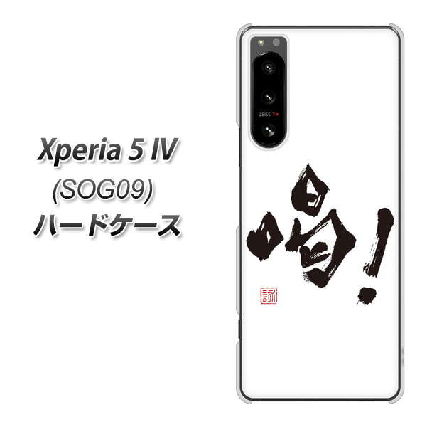 Xperia 5 IV SOG09 au 高画質仕上げ 背面印刷 ハードケース【OE845 喝!】