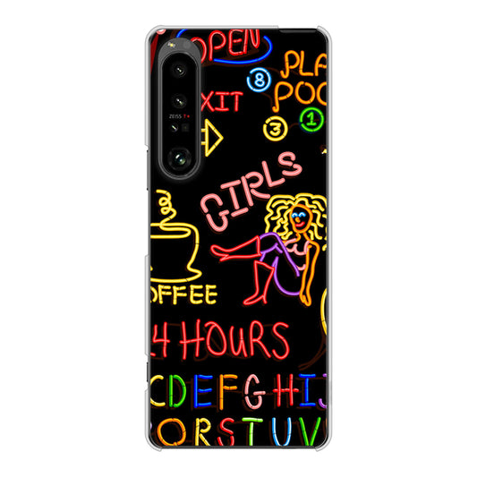 Xperia 1 V SOG10 au 高画質仕上げ 背面印刷 ハードケース 【284 カジノ】