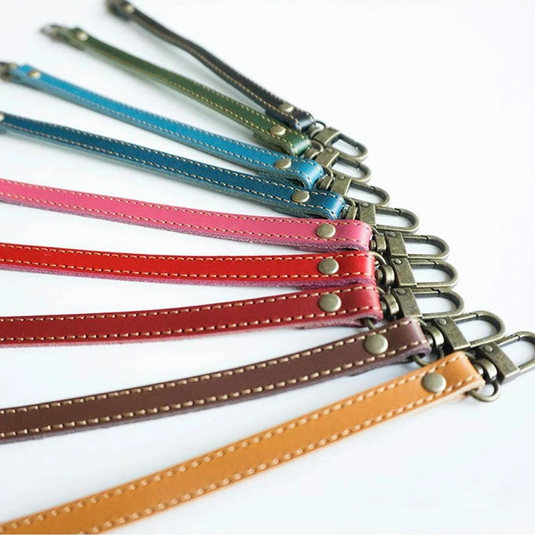 イタリアンレザー 本革 手提げストラップ 約23cm