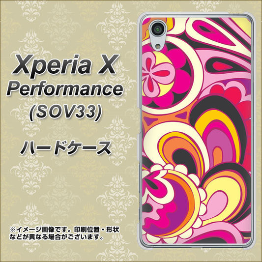 au エクスペリアX パフォーマンス SOV33 高画質仕上げ 背面印刷 ハードケース【586 ブローアップカラー】