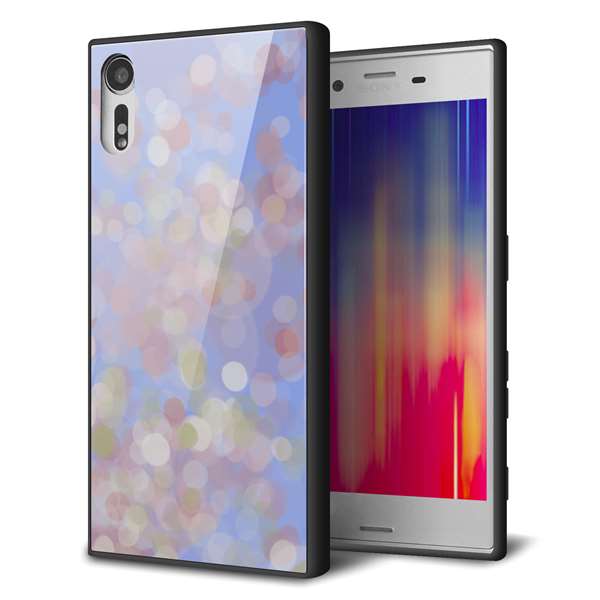 au エクスペリア XZs SOV35 強化ガラス&TPUスマホケース ガラプリ【YJ293 デザイン】