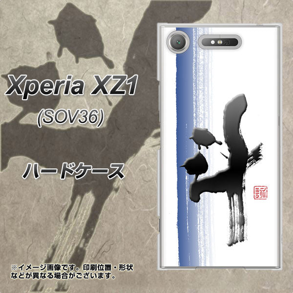 au エクスペリア XZ1 SOV36 高画質仕上げ 背面印刷 ハードケース【OE829 斗】