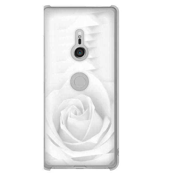 Xperia XZ3 SOV39 au 高画質仕上げ 背面印刷 ハードケース バラ