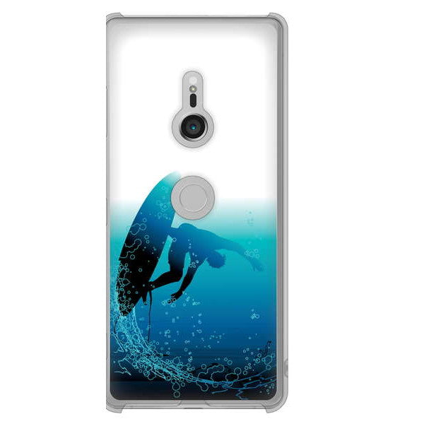 Xperia XZ3 SOV39 au 高画質仕上げ 背面印刷 ハードケース 【416 カットバック】