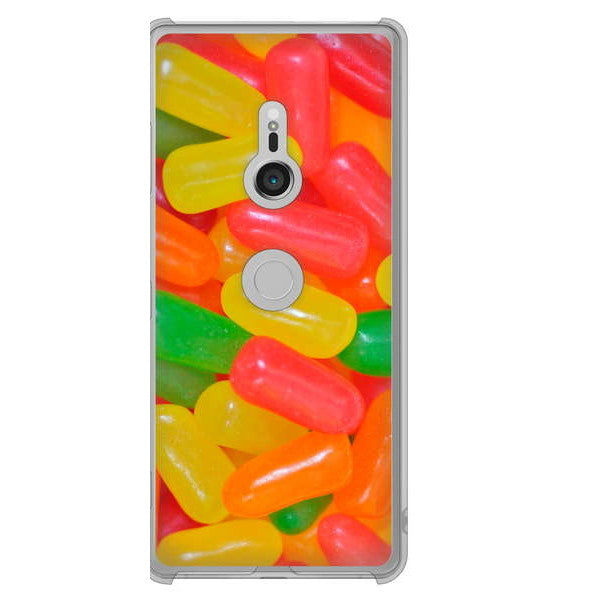 Xperia XZ3 SOV39 au 高画質仕上げ 背面印刷 ハードケース スイーツ