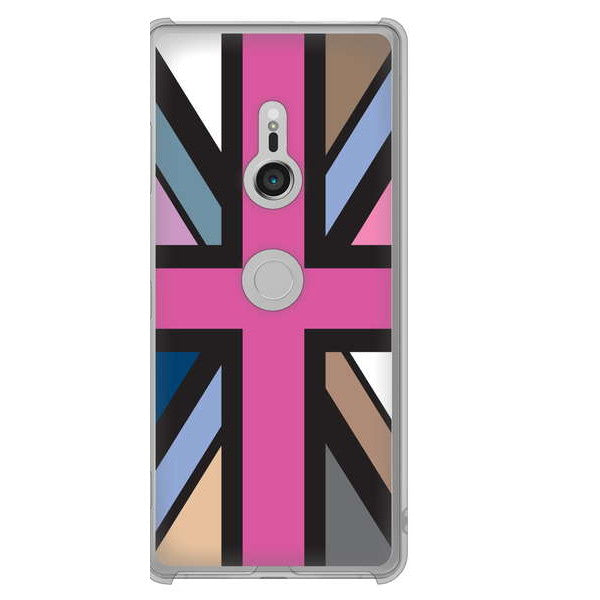 Xperia XZ3 SOV39 au 高画質仕上げ 背面印刷 ハードケース ユニオンジャック
