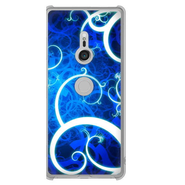 Xperia XZ3 SOV39 au 高画質仕上げ 背面印刷 ハードケース 【EK850 神秘の草】